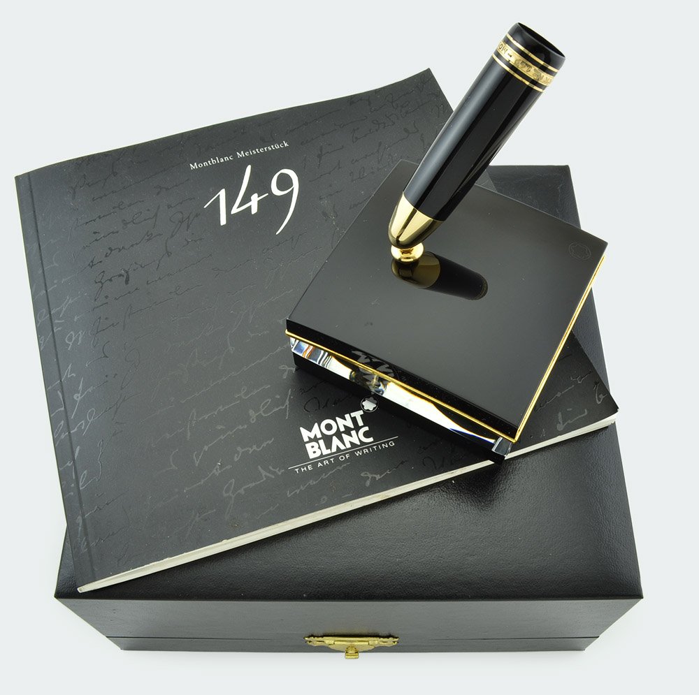 Montblanc Meisterstuck 149 Desk Pen - Black w Gold Trim